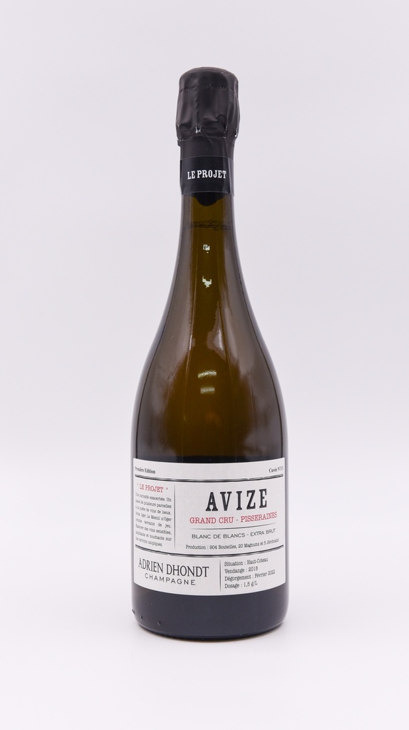 Champagne, Adrien Dhondt, Avize - Pisseraines, 2018, 75 cl